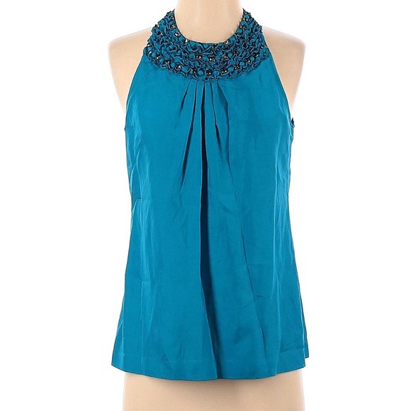 Ann Taylor Tops - Ann Taylor Satin Jeweled Top